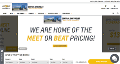 Desktop Screenshot of centralchevrolet.com